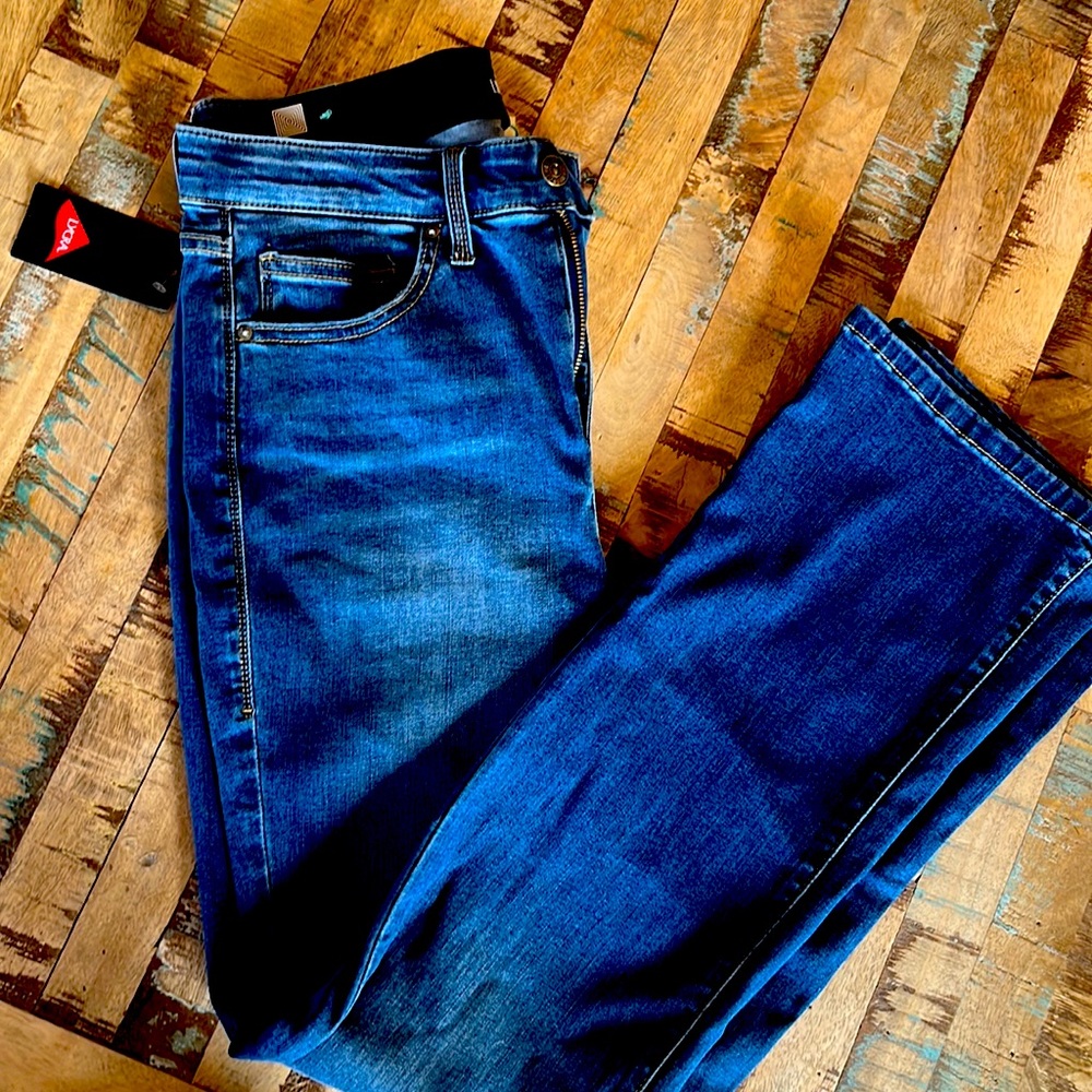 Lularoe denim skinny fit wide leg.